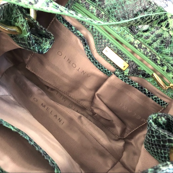 ANTONIO MELANI Butter Soft Leather Reptile Hobo Near Perfect Condition. - Picture 8 of 8